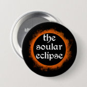 De Soular Eclipse-knop Ronde Button 7,6 Cm (Voorkant /achterkant)