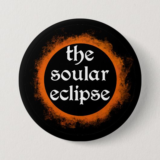 De Soular Eclipse-knop Ronde Button 7,6 Cm (Voorkant)
