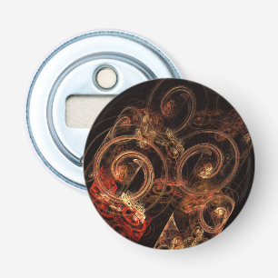 De Sound of Music Abstract Art Button Flesopener