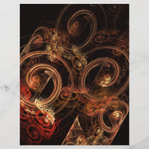 De Sound of Music Abstract Art Flyer