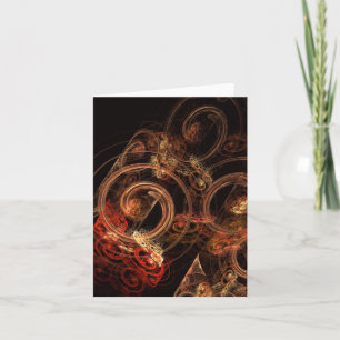 De Sound of Music Abstract Art Note Card Kaart