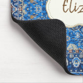 De Souris Antique Oriental Bleu Turc Tapis Perse (Coin)