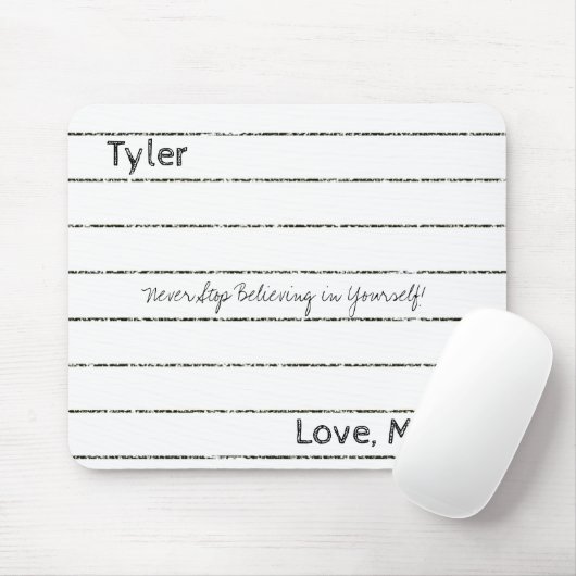 De Souris Carnet, N'Arrêtez Jamais Croyevin Mouse Pad! Tapis (Avec souris)