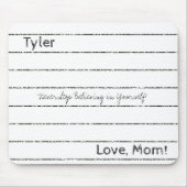 De Souris Carnet, N'Arrêtez Jamais Croyevin Mouse Pad! Tapis (Devant)