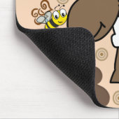 De Souris Moutons Coeurs Brown Bumblebee Pad Souris! Tapis d (Coin)