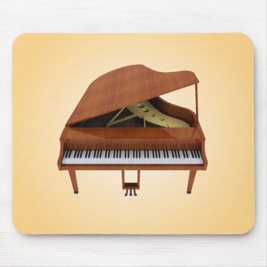 De Souris Piano à queue : Finition bois : Modèle 3D : Tapis (Devant)