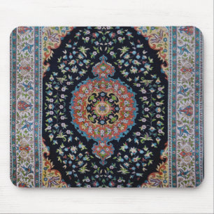 De Souris Tapis Kilim Ancien Oriental Bleu Beau