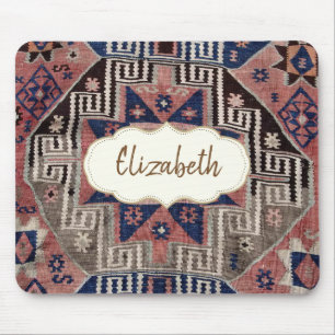 De Souris Tapis perse rouge oriental antique