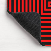 De Souris Tapis rouge et noir (Coin)