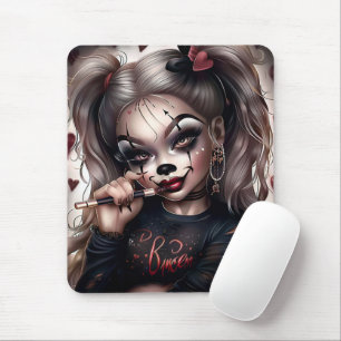 De Souris Tapis Sourie Woman with Clown Makeup 2