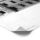 De South Elevation of Register House, Poster (Hoek)