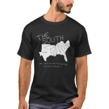 DE SOUTH-leuke aardrijkskundekaart