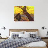 De Sower door Vincent van Gogh Canvas Afdruk (Insitu (Slaapkamer))