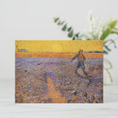 De Sower door Vincent van Gogh Kaart (Staand voorkant)