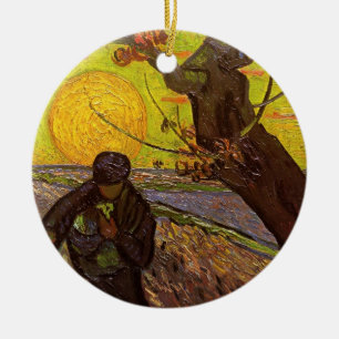 De Sower door Vincent van Gogh Keramisch Ornament