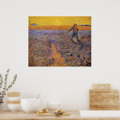De Sower door Vincent van Gogh Poster (Keuken)