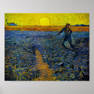 De Sower (F422) Van Gogh Fine Art Poster