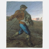 De Sower, Jean-Francois Millet Fleece Deken (Voorkant)