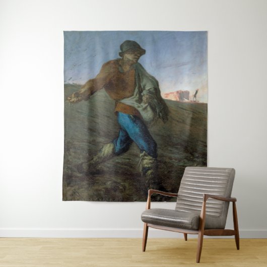 De Sower, Jean-Francois Millet Wandkleed (In situ)