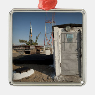 De Soyuz-raket kort na aankomst 2 Metalen Ornament