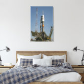 De Soyuz-raket kort na aankomst Canvas Afdruk (Insitu (Slaapkamer))