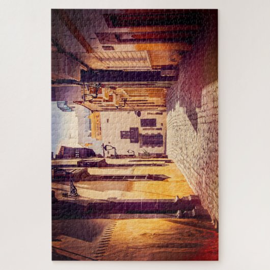 De Spaanse Alley Legpuzzel (Verticaal)