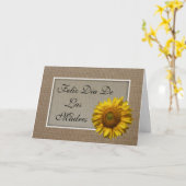 De Spaanse Kaart van de Moederdag - Zonnebloem (Gele Bloem)