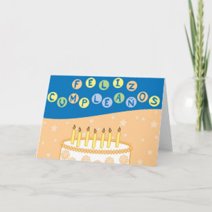 De Spaanse kaart van de Verjaardag