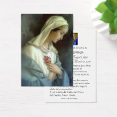 De Spaanse Maria katholieke begrafenis Memorial He Visitekaartje (Bureau)