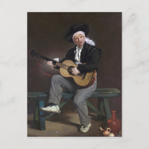 De Spaanse Singer - Édouard Manet Briefkaart