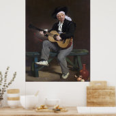De Spaanse Singer - Édouard Manet Poster (Keuken)