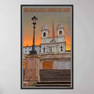 De Spaanse stappen Poster