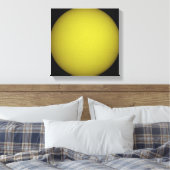 De Space Shuttle Atlantis is te zien in silhouette Canvas Afdruk (Insitu (Slaapkamer))