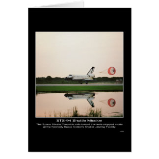 De Space Shuttle Columbia landt bij Kennedy Sp