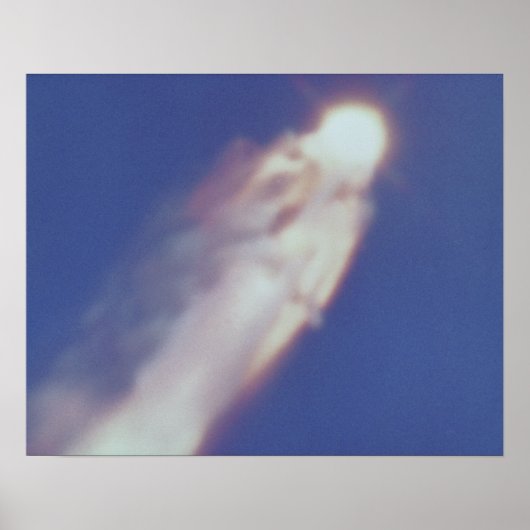 De Space Shuttle Columbia-ramp Poster (Voorkant)