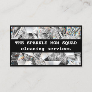 De Sparkle Mom Squad House Cleaning Visitekaartje