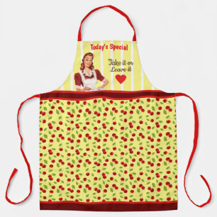 De speciale Cherry Apron van vandaag Schort