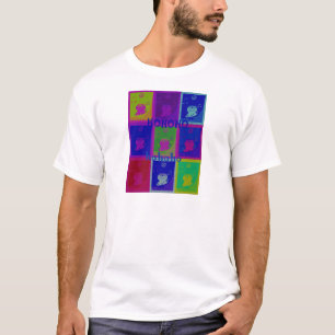 De speciale kleuren van het Pop-art van HoHoho van T-shirt