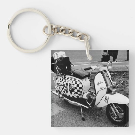 DE SPECIALE SCOOTER - sleutelring Sleutelhanger (voorkant)