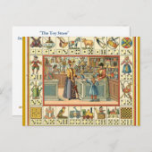De Speelgoed winkel  Frans Briefkaart (Voorkant / Achterkant)