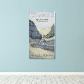 De speelplaats van de natie canvas afdruk (Insitu (Houten vloer))