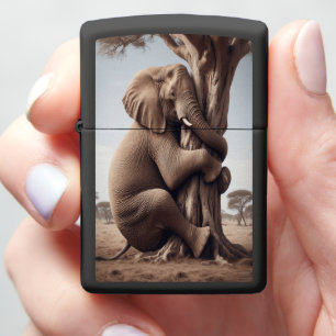 De speelse knuffel van de olifant in de savanne