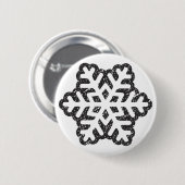 De Speld van Flakey Ronde Button 5,7 Cm (Voorkant /achterkant)