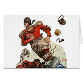 de Speler die van het Football Quarterback van Sp (Voorkant Horizontaal)