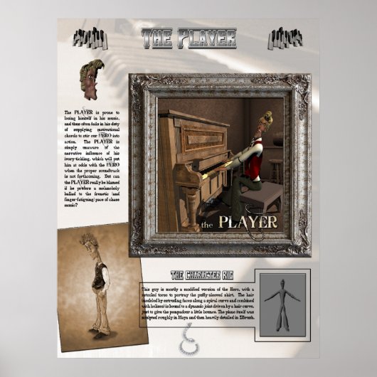 De speler - het Poster van de Speler (Voorkant)