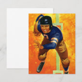 de Speler Quarterback die van het Football van Sp (Voorkant / Achterkant)