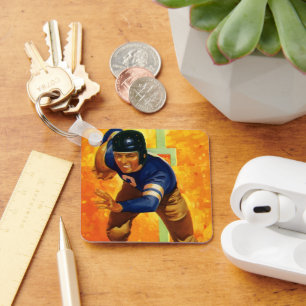  de Speler Quarterback die van het Football van Sp Sleutelhanger