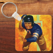 de Speler Quarterback die van het Football van Sp Sleutelhanger (Voorkant)