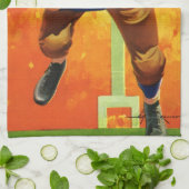 de Speler Quarterback die van het Football van Sp Theedoek (Gevouwen)