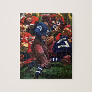  de Speler Quarterback van het Football van Sport  Legpuzzel